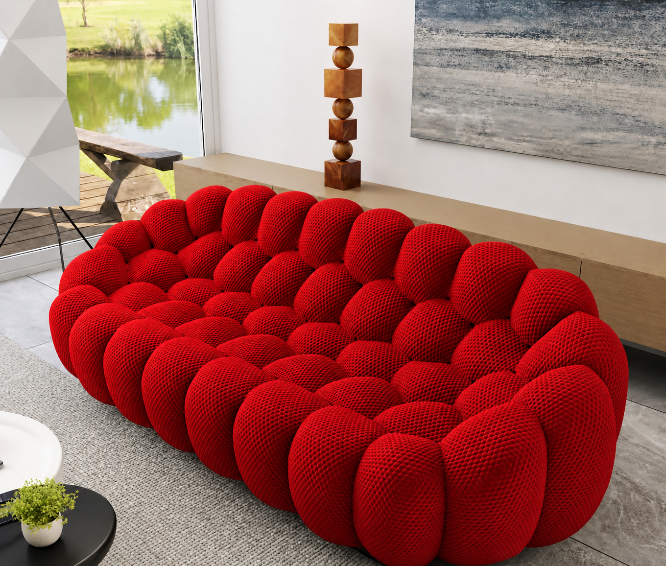 Sofa estilo burbuja