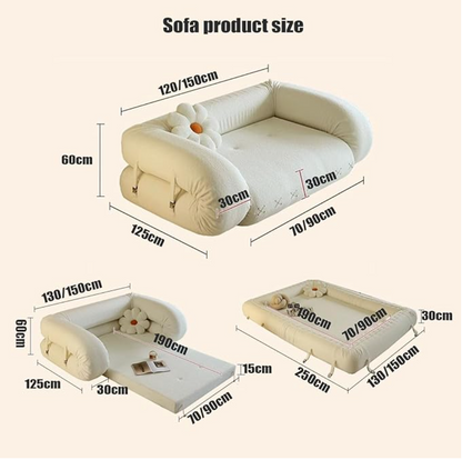Sofá Cama 3 en 1 Plegable